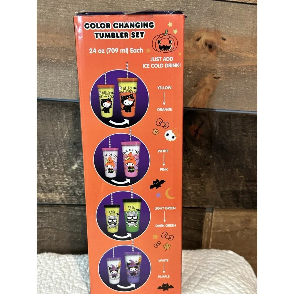 Hello Kitty and Friends Halloween Color Changing‎ Tumbler Set (24 oz)